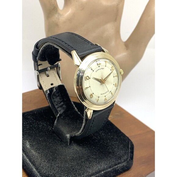 Hamilton Men's Watch 661 Vintage Swiss Hand Wind 10k Gold Filled Case K402 34mm - Picture 15 of 15